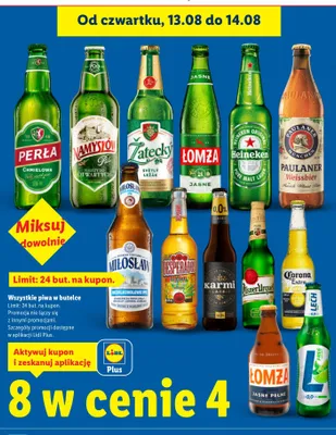 Piwo Perła Chmielowa promocja w Lidl