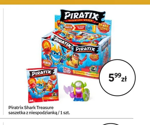 Saszetka z niespodzianką Piratix Shark Treasure promocja w Empik