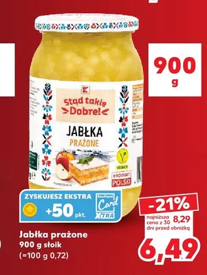 Jabłka prażone K-Stąd Takie Dobre! promocja w Kaufland