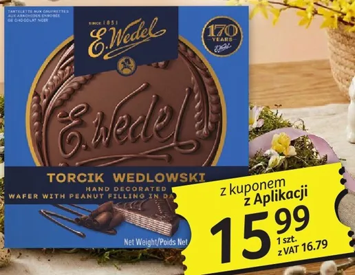 Czekolada Torcik Wedlowski 250g promocja w Selgros
