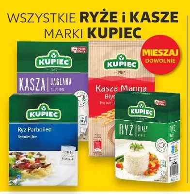 Kasza, ryż marki Kupiec promocja w Kaufland