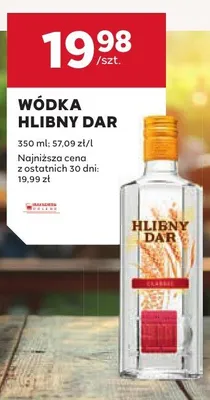 Wódka Hlibny Dar promocja w Stokrotka