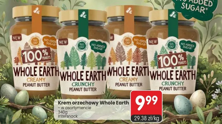 Krem orzechowy crunchy peanut butter promocja w Market Point