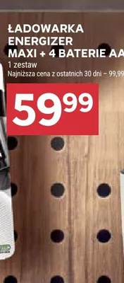 Zestaw ładowarka Energizer Maxi + 4 baterie AA promocja w Stokrotka