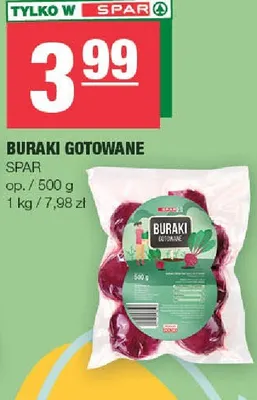 Buraki gotowane promocja w SPAR