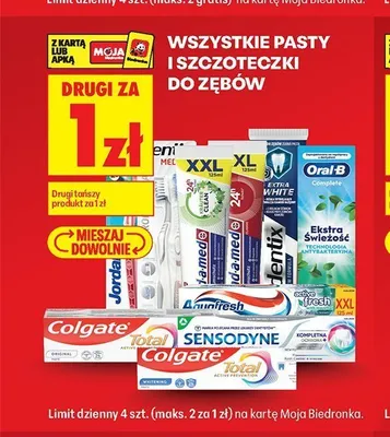 Pasta do zębów Oral-B Complete Ekstra Świeżość promocja w Biedronka