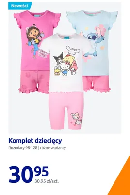 Komplet dziecięcy promocja w Action