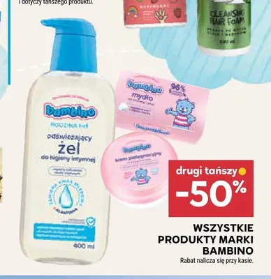 Produkty marki Bambino promocja w Stokrotka