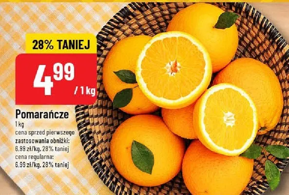 Pomarańcze promocja w POLOmarket