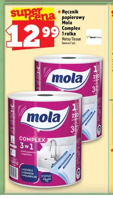 Ręcznik papierowy Mola Complex promocja w TOPAZ