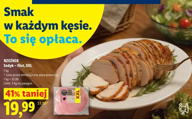 Indyk - filet XXL promocja w Lidl