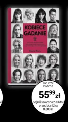 Książka Kobiece gadanie Beata Biały oprawa twarda promocja w Empik