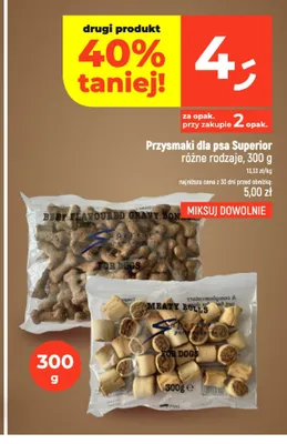 Przysmaki dla psa Superior Beef Flavoured Gravy Bones promocja w Dealz