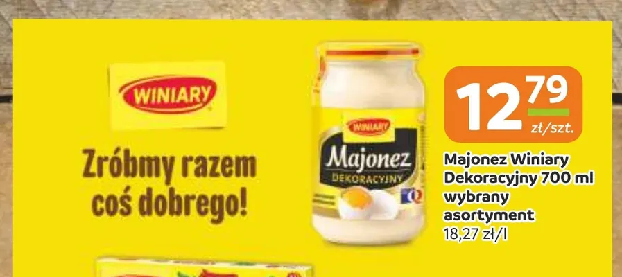 Majonez Winiary dekoracyjny promocja w Gama