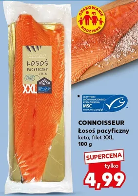 Łosoś pacyficzny keta, filet XXL promocja w Kaufland