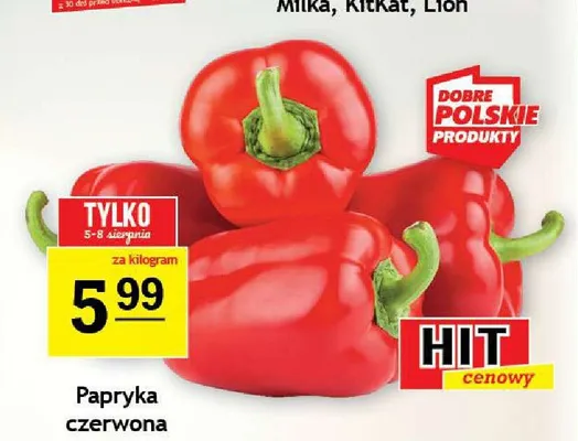Papryka czerwona promocja w Gram Market