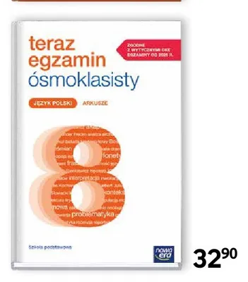 Książka Teraz egzamin ósmoklasisty Język Polski Arkusze Nowa Era promocja w Empik