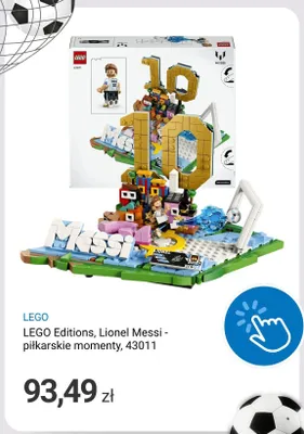 Klocki LEGO Editions Lionel Messi - piłkarskie momenty 43011 promocja w Smyk