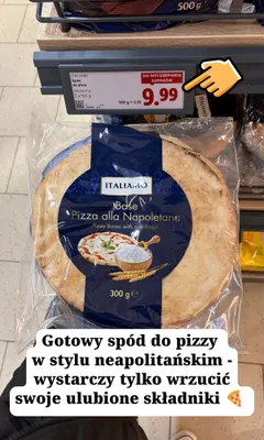 Spód do pizzy Italiamo Pizza alla Napoletana promocja w Lidl