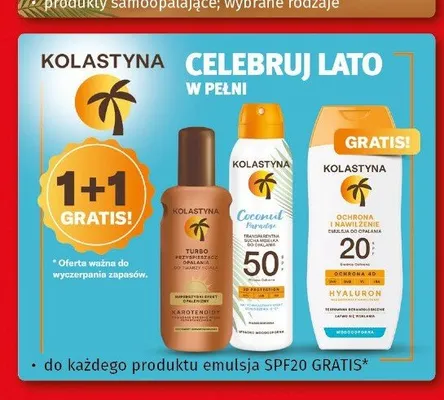 Emulsja do opalania Kolastyna promocja w Drogeria Kosmyk