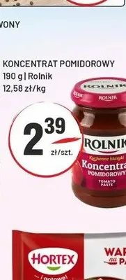 Koncentrat pomidorowy Rolnik promocja w Sedal