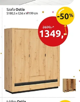Szafa Ostia promocja w Black Red White