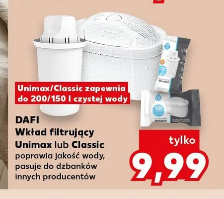 Wkład filtrujący Dafi Classic promocja w Kaufland