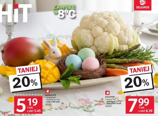 Kalafior promocja w Selgros