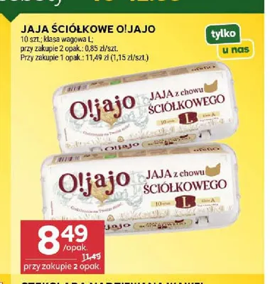 Jajka kurze ściółkowe O!Jajo promocja w Stokrotka