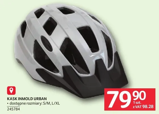 Kask Inmold Urban dostępne rozmiary: S/M, L/XL promocja w Selgros