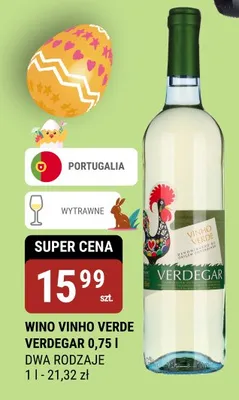 Wino Vinho Verde Verdegar dwa rodzaje promocja w bi1