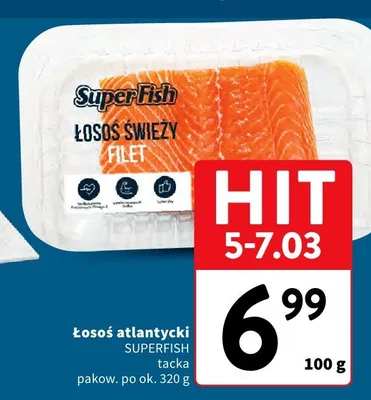 Łosoś atlantycki promocja w Intermarche
