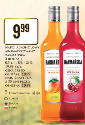 Napój alkoholowy aromatyzowany Barmańska wiśnia promocja w Dino