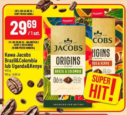 Kawa Jacobs Origins Brazil & Colombia promocja w POLOmarket