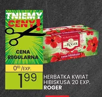 Herbata kwiat hibiskusa 20 exp. promocja w Wafelek