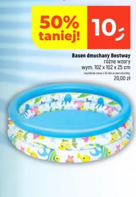 Basen dmuchany Bestway promocja w Dealz