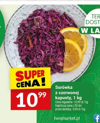Surówka z czerwonej kapusty promocja w Twój Market