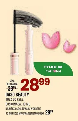 Tusz do rzęs DASO BEAUTY Doskonała promocja w Drogerie Natura