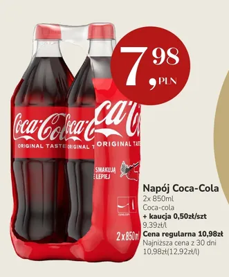 Napój gazowany Coca-Cola 2-pak promocja w Market Point