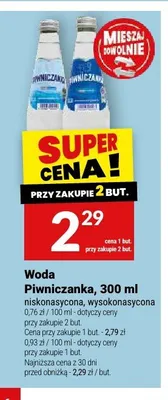 Woda Piwniczanka wysokonasycona 300 ml promocja w Twój Market
