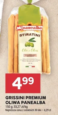 Grissini premium oliwa Panealba promocja w Stokrotka