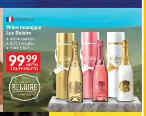 Wino musujące Luc Belaire Luxe promocja w Makro