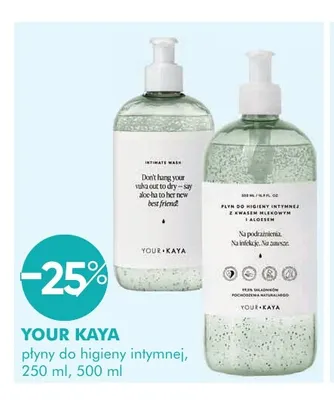 Płyn do higieny intymnej Your Kaya 250 ml promocja w Super-Pharm