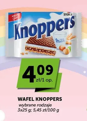 Wafel Knoppers Milk promocja w Groszek