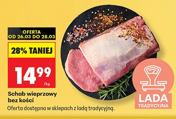 Schab wieprzowy bez kości promocja w Biedronka