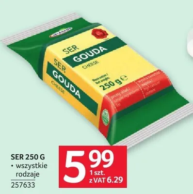 Ser Gouda 250 g promocja w Selgros