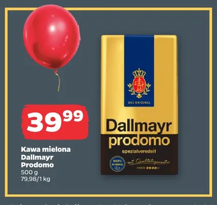 Kawa mielona Dallmayr Prodomo promocja w Netto