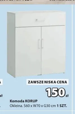 Komoda Korup promocja w Jysk
