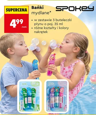 Zestaw do robienia baniek mydlanych promocja w Biedronka