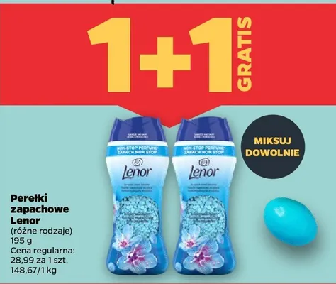 Perełki zapachowe Lenor promocja w Netto
